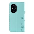 For Honor 300 Pro / 300 Ultra Dandelion Embossed Pattern Flip Leather Phone Case(Green) - 3