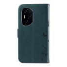 For Honor 300 Pro / 300 Ultra Dandelion Embossed Pattern Flip Leather Phone Case(Blue) - 3