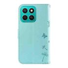 For Honor X8c 4G Global Dandelion Embossed Pattern Flip Leather Phone Case(Green) - 3