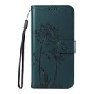 For Honor X8c 4G Global Dandelion Embossed Pattern Flip Leather Phone Case(Blue) - 2