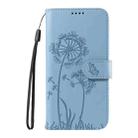 For Honor 400 Lite Dandelion Embossed Pattern Flip Leather Phone Case(Sky Blue) - 2