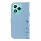 For Honor 400 Lite Dandelion Embossed Pattern Flip Leather Phone Case(Sky Blue) - 3