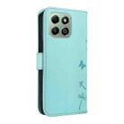 For Honor X6c / X6b / X6a / X5b Dandelion Embossed Pattern Flip Leather Phone Case(Green) - 3