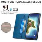 For Samsung Galaxy A26 5G Business Solid Color Magnetic RFID Leather Phone Case(Blue) - 3