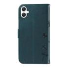 For Samsung Galaxy A06 5G / 4G Dandelion Embossed Pattern Flip Leather Phone Case(Blue) - 3
