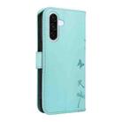 For Samsung Galaxy A36 5G Dandelion Embossed Pattern Flip Leather Phone Case(Green) - 3