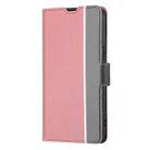 For Redmi Note 14 4G 164.84mm Twill Texture Side Button Leather Phone Case(Pink) - 2