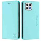 For T-Mobile Revvl 7 5G RC01 Dual-Folded Magnetic Suction RFID Leather Phone Case(Mint Green) - 2