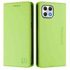 For T-Mobile Revvl 7 5G RC01 Dual-Folded Magnetic Suction RFID Leather Phone Case(Grass Green) - 2