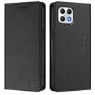 For T-Mobile Revvl 7 5G RC01 Dual-Folded Magnetic Suction RFID Leather Phone Case(Black) - 2