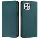 For T-Mobile Revvl 7 5G RC01 Dual-Folded Magnetic Suction RFID Leather Phone Case(Dark Green) - 2