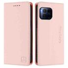 For T-Mobile Revvl 7 Pro 5G RC01 Dual-Folded Magnetic Suction RFID Leather Phone Case(Pink) - 2