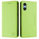 For Sony Xperia 10 VI 2024 RC01 Dual-Folded Magnetic Suction RFID Leather Phone Case(Grass Green) - 2