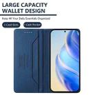 For Blackview Oscal Flat 1C RC01 Dual-Folded Magnetic Suction RFID Leather Phone Case(Dark Blue) - 3