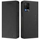 For BLU View 5 Pro RC01 Dual-Folded Magnetic Suction RFID Leather Phone Case(Black) - 2