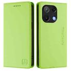 For UMIDIGI Note 90 RC01 Dual-Folded Magnetic Suction RFID Leather Phone Case(Grass Green) - 2