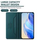 For UMIDIGI Note 100 RC01 Dual-Folded Magnetic Suction RFID Leather Phone Case(Dark Green) - 3