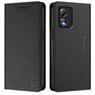 For Boost Mobile Celero 5G SC / SN339D RC01 Dual-Folded Magnetic Suction RFID Leather Phone Case(Black) - 2