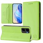 For Cricket Magic 2 / AT&T Propel 2 5G RC01 Dual-Folded Magnetic Suction RFID Leather Phone Case(Grass Green) - 1