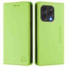 For DOOGEE N55 Plus RC01 Dual-Folded Magnetic Suction RFID Leather Phone Case(Grass Green) - 2