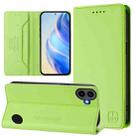 For Nothing CMF Phone 1 RC01 Dual-Folded Magnetic Suction RFID Leather Phone Case(Grass Green) - 1