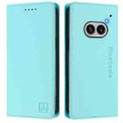 For Nothing Phone 2a RC01 Dual-Folded Magnetic Suction RFID Leather Phone Case(Mint Green) - 2