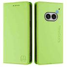 For Nothing Phone 2a RC01 Dual-Folded Magnetic Suction RFID Leather Phone Case(Grass Green) - 2