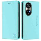 For Ulefone Note 17 Pro RC01 Dual-Folded Magnetic Suction RFID Leather Phone Case(Mint Green) - 2