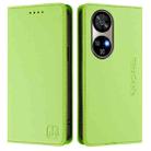 For Ulefone Note 17 Pro RC01 Dual-Folded Magnetic Suction RFID Leather Phone Case(Grass Green) - 2