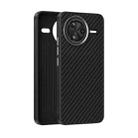 For Redmi K80 Pro ABEEL C Carbon Fiber Series 6D Micro Relief MagSafe Phone Case(Black) - 1