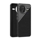 For Redmi K80 Pro ABEEL C Carbon Fiber Series 6D Micro Relief MagSafe Phone Case(Black Grey) - 1