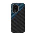 For Honor 300 ABEEL C Carbon Fiber Series 6D Micro Relief MagSafe Phone Case(Black Blue) - 2