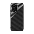 For Honor 300 ABEEL C Carbon Fiber Series 6D Micro Relief MagSafe Phone Case(Black Grey) - 2