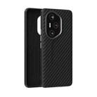 For Honor 300 Pro ABEEL C Carbon Fiber Series 6D Micro Relief MagSafe Phone Case(Black) - 1