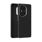 For Honor 300 Ultra ABEEL C Carbon Fiber Series 6D Micro Relief MagSafe Phone Case(Black) - 1