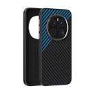 For Honor Magic7 ABEEL C Carbon Fiber Series 6D Micro Relief MagSafe Phone Case(Black Blue) - 1