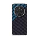 For Honor Magic7 ABEEL C Carbon Fiber Series 6D Micro Relief MagSafe Phone Case(Black Blue) - 2