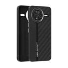 For Redmi K80 Pro ABEEL 6D Micro Relief MagSafe Magnetic Phone Case(Black) - 1