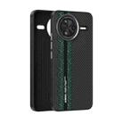 For Redmi K80 Pro ABEEL 6D Micro Relief MagSafe Magnetic Phone Case(Green) - 1