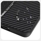 For Honor 300 Ultra ABEEL 6D Micro Relief MagSafe Magnetic Phone Case(Carbon Fiber Black) - 3