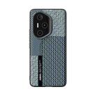 For Honor 300 Pro ABEEL 6D Micro Relief MagSafe Magnetic Phone Case(Carbon Fiber Blue) - 2