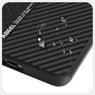 For Honor 300 Pro ABEEL 6D Micro Relief MagSafe Magnetic Phone Case(Carbon Fiber Blue) - 3