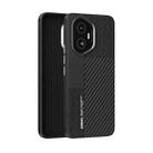 For Honor 300 ABEEL 6D Micro Relief MagSafe Magnetic Phone Case(Carbon Fiber Black) - 1