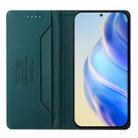For vivo Y19s 4G Global RC01 Dual-Folded Magnetic Suction RFID Leather Phone Case(Dark Green) - 3