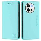 For vivo V40 Lite 5G / V30e 5G Global RC01 Dual-Folded Magnetic Suction RFID Leather Phone Case(Mint Green) - 2