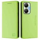 For vivo Y27 4G 2023 Global RC01 Dual-Folded Magnetic Suction RFID Leather Phone Case(Grass Green) - 2