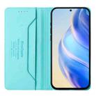 For vivo S20 5G RC01 Dual-Folded Magnetic Suction RFID Leather Phone Case(Mint Green) - 3