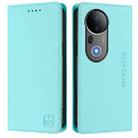 For vivo S20 Pro 5G RC01 Dual-Folded Magnetic Suction RFID Leather Phone Case(Mint Green) - 2