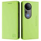 For vivo S20 Pro 5G RC01 Dual-Folded Magnetic Suction RFID Leather Phone Case(Grass Green) - 2