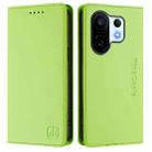 For vivo S30 Pro mini RC01 Dual-Folded Magnetic Suction RFID Leather Phone Case(Grass Green) - 2